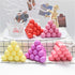 2PCS Soy Non-Stick Spherical Silicone Pyramid Candle Mold DIY Plaster Mould Craf