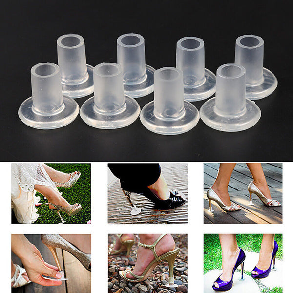 4/12 pcs Stop Heels Sinking Stiletto Stopper High Heel Protectors High Cover