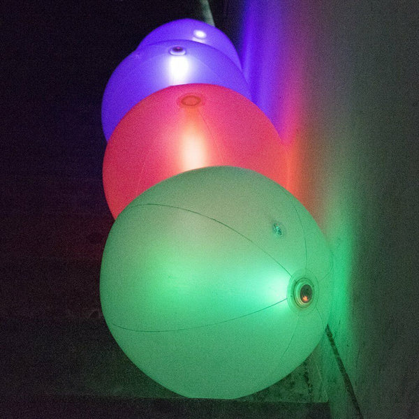 5X 12inches Glow Beach Ball Glow Sticks balls Party Glowsticks Glow in the dark