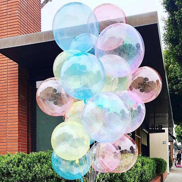 Bulk Latex Balloons 25/30cm Crystal Bubble Balloons Party Wedding Birthday Decor