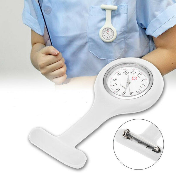 Silicone Nurse Brooch Tunic Fob Watch Nursing Nurses Pendant Pocket Watch - Lets Party