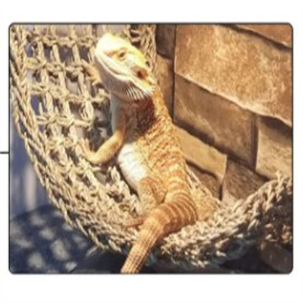 Reptile Hammock Lounger Lizard Basking Platform Dragon Hanging Swing Bearded New
