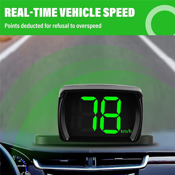 Car Digital GPS Satelite Speedo Speed Meter KMH HUD Head Up Display Universal