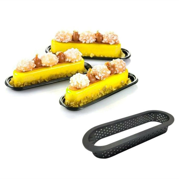 Cake Mold Perforated Cutter Three-Shape Mousse Circle Ring Tart Baking tools New