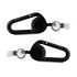 2PCS Retractable Badge Holder Security ID Pull Key Tag Clip Doctor Card Holders