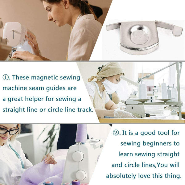 Universal Magnetic Seam Guide G30 Attachments Guide Sewing Machine Accessory New