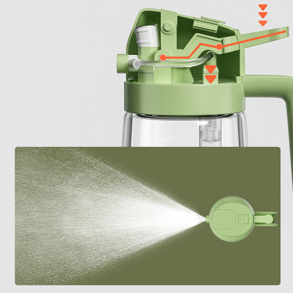 2 In 1 Spray Bottle Kitchen Cooking Oil Dispenser Dual-Purpose Sauce Sprayer