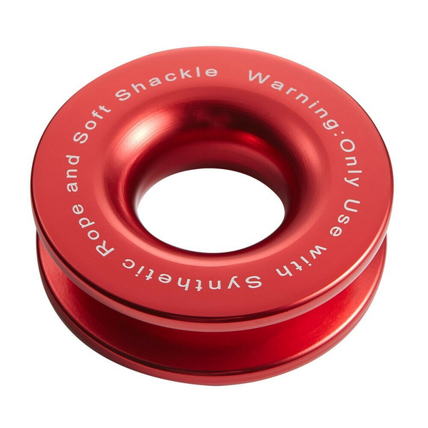 Recovery Ring Block Ring Pulley 41000lbs Soft Shackle Winch Rope Off Road AU