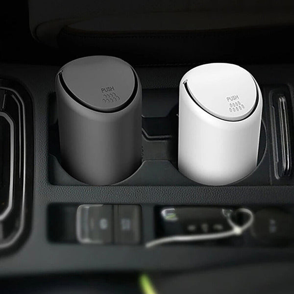 Auto Car Trash Garbage Dust Bin Storage Can Box Container Mini Waste Holder