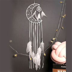 Moon Dream Catcher Decor Nordic Dreamcatcher Star Decor Home Garden Craft AUS