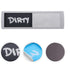 Clean Dirty Dishwasher Magnet Indicator Sign Non-Scratch Simple Sliding Kitchen