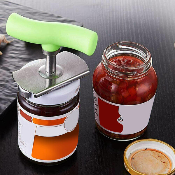 Stainless Steel Twist Jar Opener Spiral Can Bottle Seal Grip Lid Cap Remover AU