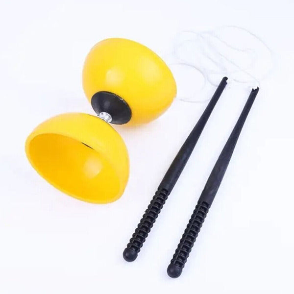 Diabolo Sticks & String Spinning Circus Skills Game Juggling Diablo Set Toy AU
