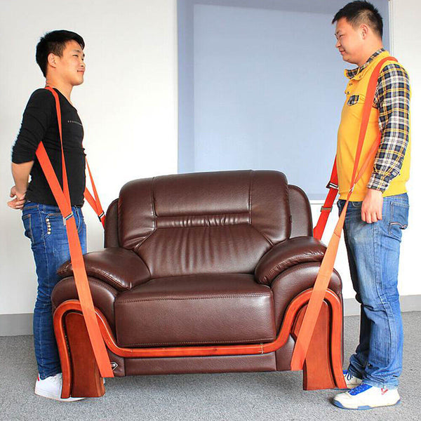 Adjustable Forearm Cargo Carry Belt Lifting Moving Straps Forklift Furniture