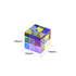 CMY Optical Glass Defective Cube Prism Cross Dichroic RGB Dispersion Six-Sided U