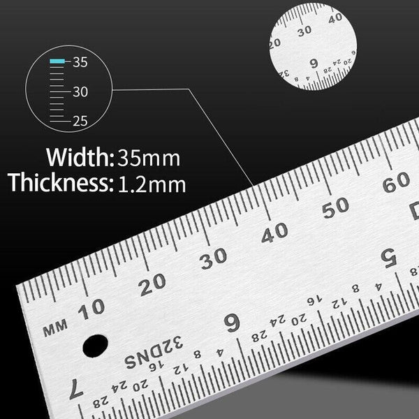 0-360° Digital Angle Finder 200mm Ruler Protractor Measure Meter Stainless Steel