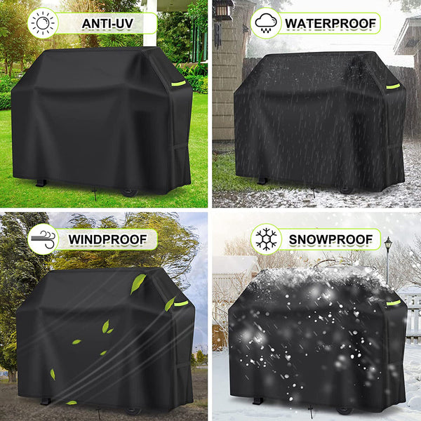 Waterproof BBQ Cover Heavy Duty Rain Gas Barbeque Smoker Grill Protector AU