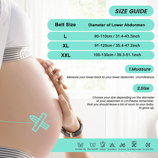 Pregnancy Maternity Size XL  Belt Abdominal Back Support Strap Belt Belly Band Support - Lets Party