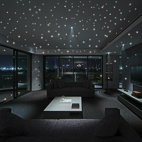 814pcs Dot Luminous Star Wall Stickers Home Room Decor Glow In The Dark - Lets Party