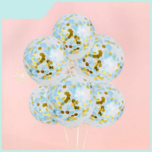 45cm Giant Clear Confetti Balloon Latex Balloons Wedding Birthday Party Balloons - Lets Party