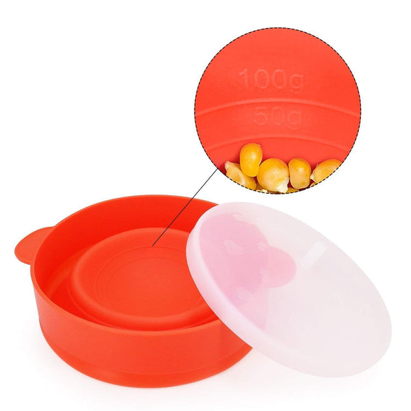 Microwave Silicone Popcorn Popper Maker Collapsible Bowl Hot Air Dishwasher Safe - Lets Party