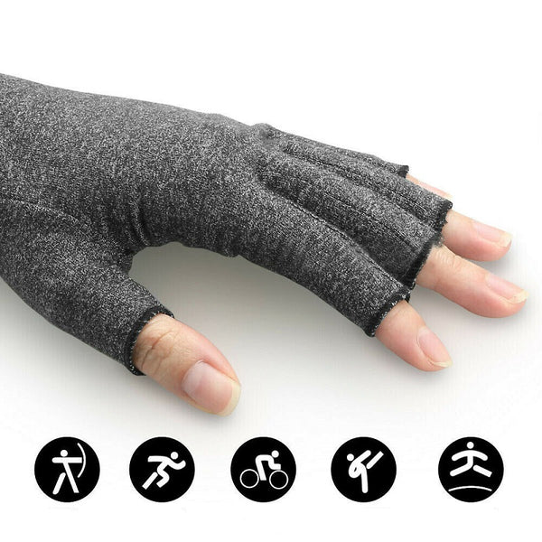 Arthritis Gloves Compression Joint Finger Pain Relief Hand Wrist Support Brace - Lets Party
