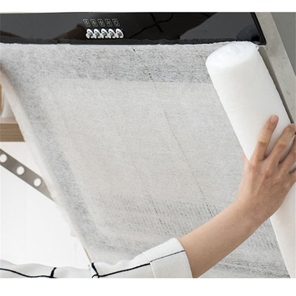 Range Hood Filter Paper Roll Oil Absorbing Segmented Kitchen Cook Cleaner