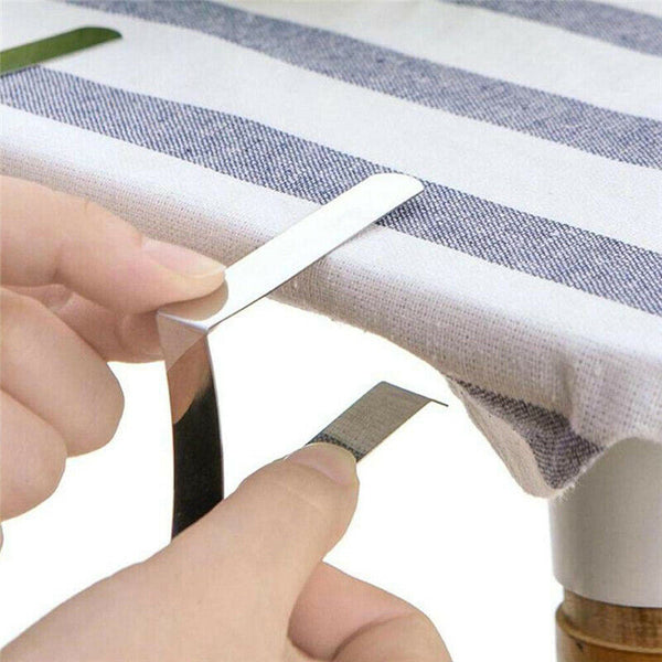12X Stainless Steel Tablecloth Clips Desk Table Cloth Cover Clamp Holder Party