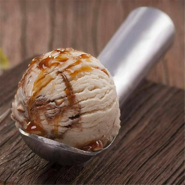 Ice Cream Scoop Non Stick Professional Polished Anti-Freeze Aluminium Spoon Tool