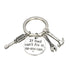 2pcs Hand Tools Keychain,Daddy Keyring Dad Gift Fathers Day Father Keychainy AU
