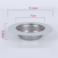 Stainless Steel Kitchen Bathroom Sink Strainer Waste Plug Filter Drain Stopper