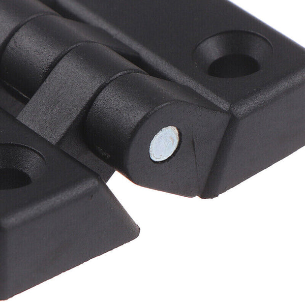 5PCS 2-Leaf Reinforced Plastic Door Bearing Hinge New Tools Black 48mm x 48mm AU