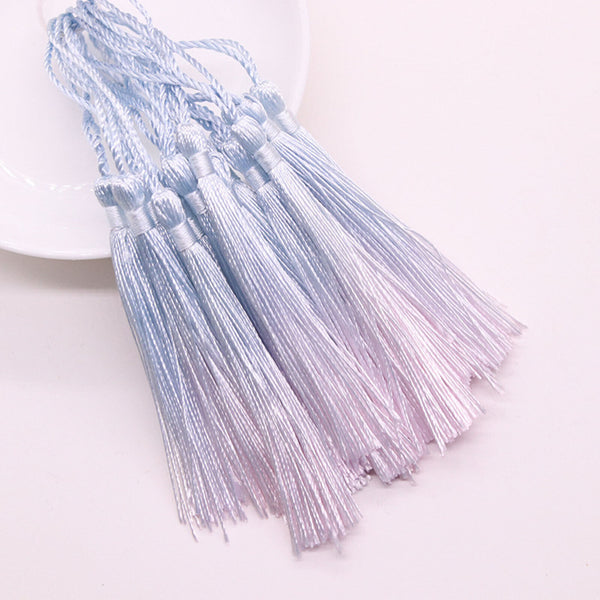 20X Fringe Tassel Sewing Decor Hanging Craft DIY Trim Pendant Bookmark Gradient