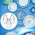 Disc Plate Hangers Picture Hanging Self Adhesive Stick on Invisible Hooks