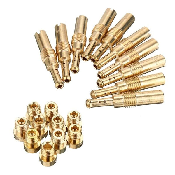 20X Carburetor Main Jet & Slow Pilot Jet Kit Set For PWK Keihin OKO CVK Type AU