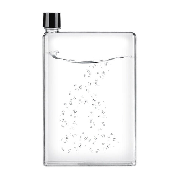 420ml A5 Paper Kettle Flat Pad Water Bottle Portable Book Drinks Cup Memobottle