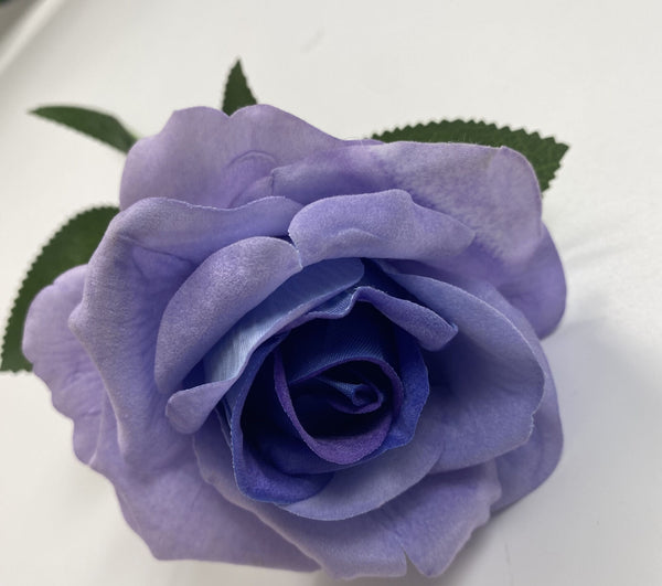 5pcs 51cm Long Stem Artificial Rose Flowers Velvet Bunch Wedding Home Bouquet AU