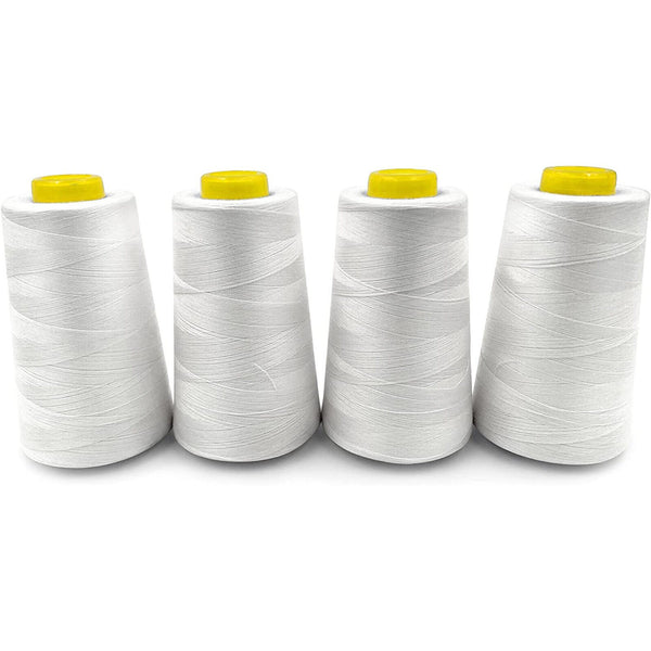 4PCS Overlocker Thread Polyester Yarn Sewing Thread Roll Machine Hand Embroidery