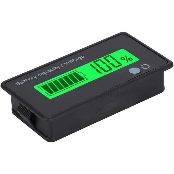 LCD 12V-48V Battery Capacity Indicator Voltage Voltmeter Monitor Meter Caravan