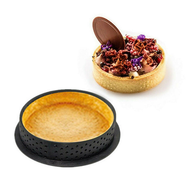 Cake Mold Perforated Cutter Three-Shape Mousse Circle Ring Tart Baking tools New