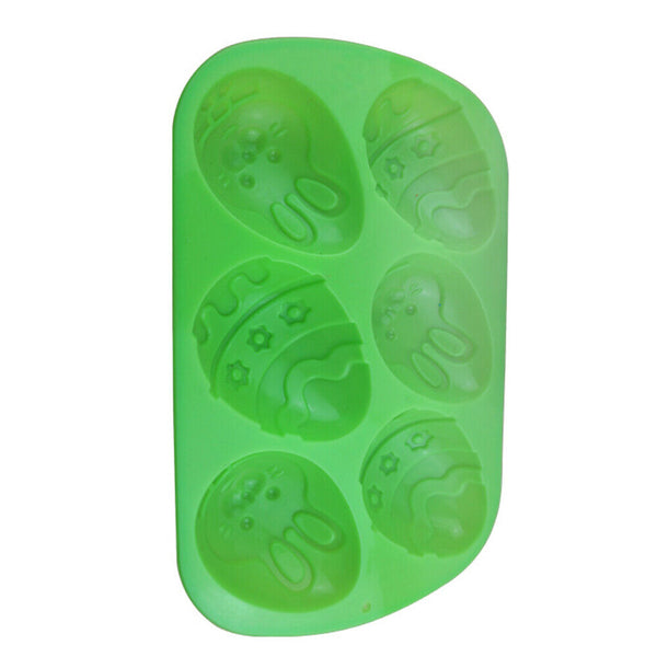 Party Easter Egg Chocolate Moulds 3D Silicone Cake Crayon Mould Ice Craft Mold