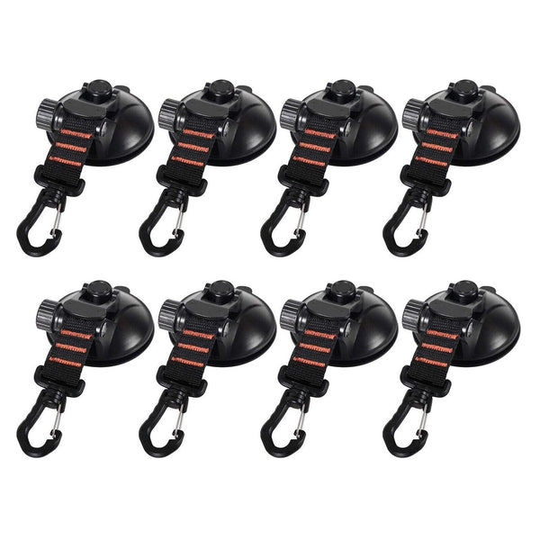 Suction Cup Anchor Securing Hook Tie Down Camping Tarp as Car Side Awning