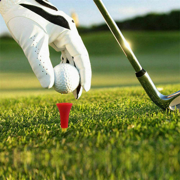 20/40/100Pack 83mm Golf Tees Multi Color Plastic With Rubber Cushion Top Quality