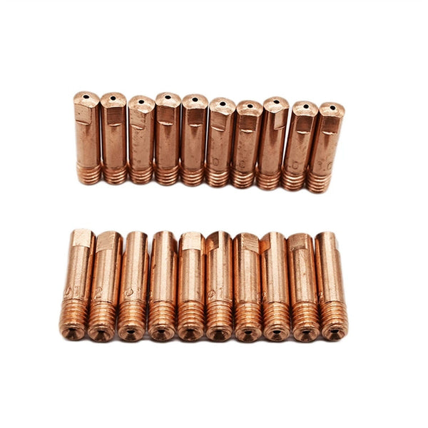 20PCS Nozzles Contact Tips Holders MIG Welder Consumable Welding Tools 0.8mm New