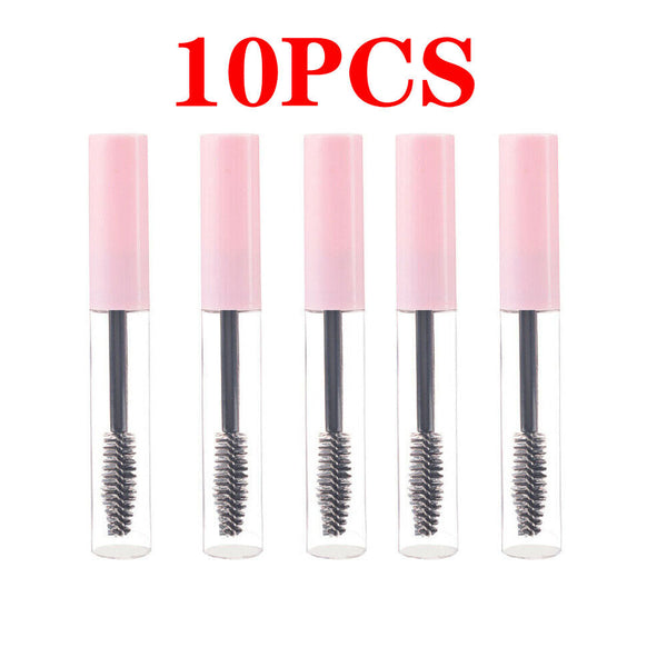 Pink 10ml Portable Empty Mascara Eyelash Tube Vial Cream Container Travel Bottle
