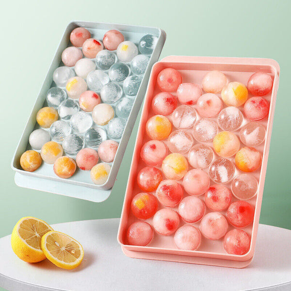 33 Grids Ball Maker Round Ball Sphere Whiskey Ice Cube Mould Tray for Freezer AU