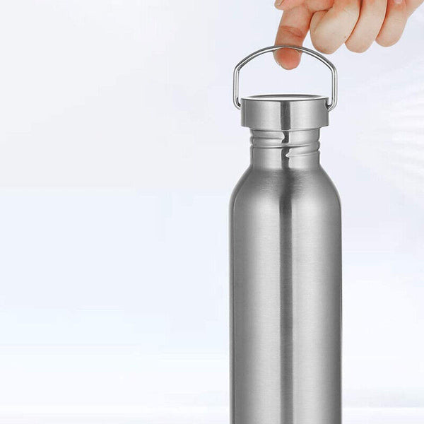 Stainless Steel Water Bottle Motivational Sports Drink Cup Flask