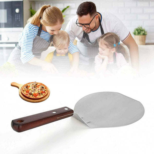 Pizza Shovel Spatula Peel Cake Stainless Steel Lifter Paddle Pancake Baking Tray
