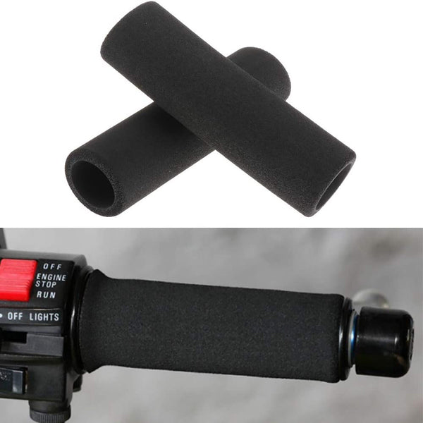 4/8/12X Motorbike Motorcycle Slip-On Foam Anti Vibration Comfort Handlebar Cover