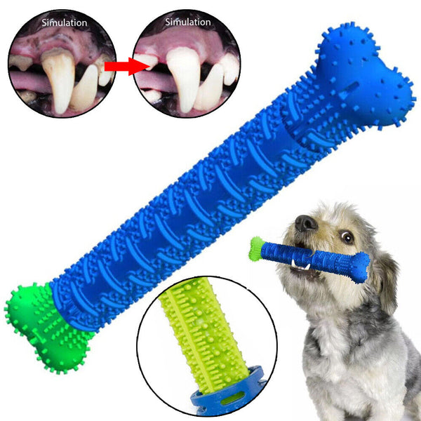 Dog Toothbrush Pet Clean Mouth Chew Teeth Toys Brushing Molar Stick Cleaning